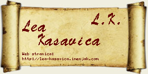 Lea Kasavica vizit kartica